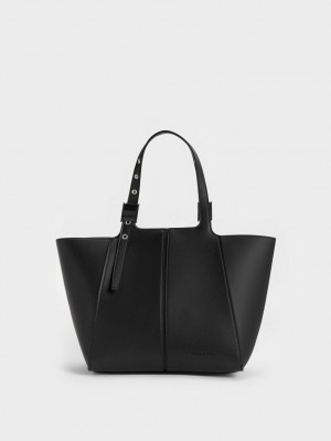 Charles & Keith Altea Tragetaschen Schwarz | 741XHNMEF