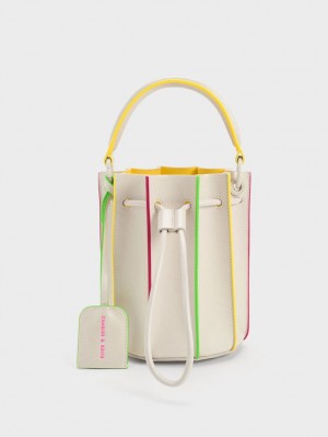 Charles & Keith Clove Top Handle Bucket Tasche Mehrfarbig | 846XKTRDY