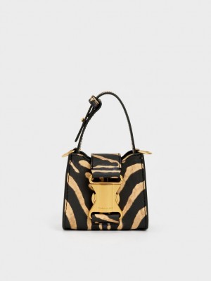 Charles & Keith Ivy Top Handle Mini Taschen Mehrfarbig | 063FGJPAR