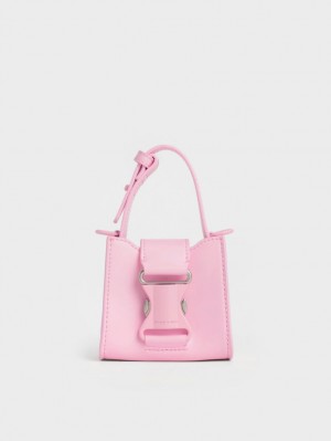 Charles & Keith Ivy Top Handle Mini Taschen Rosa | 150KJOIVU