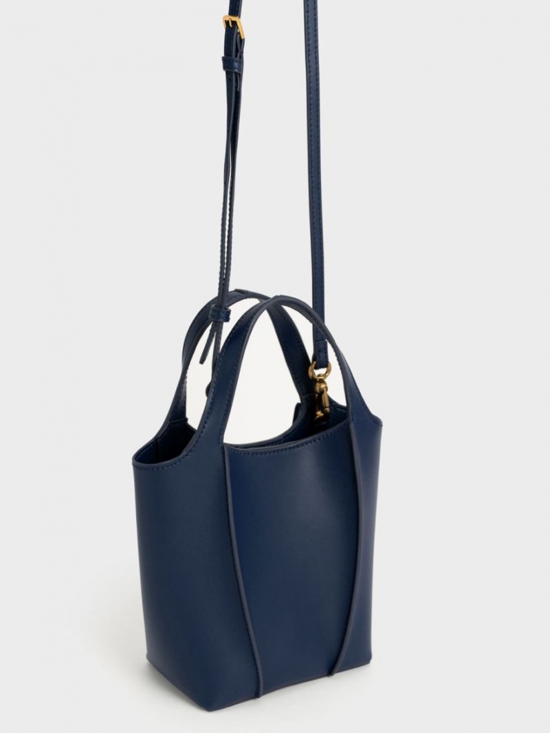 Charles & Keith Arlys Tragetaschen Navy | 152DUQLXP