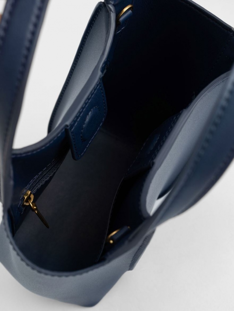 Charles & Keith Arlys Tragetaschen Navy | 152DUQLXP