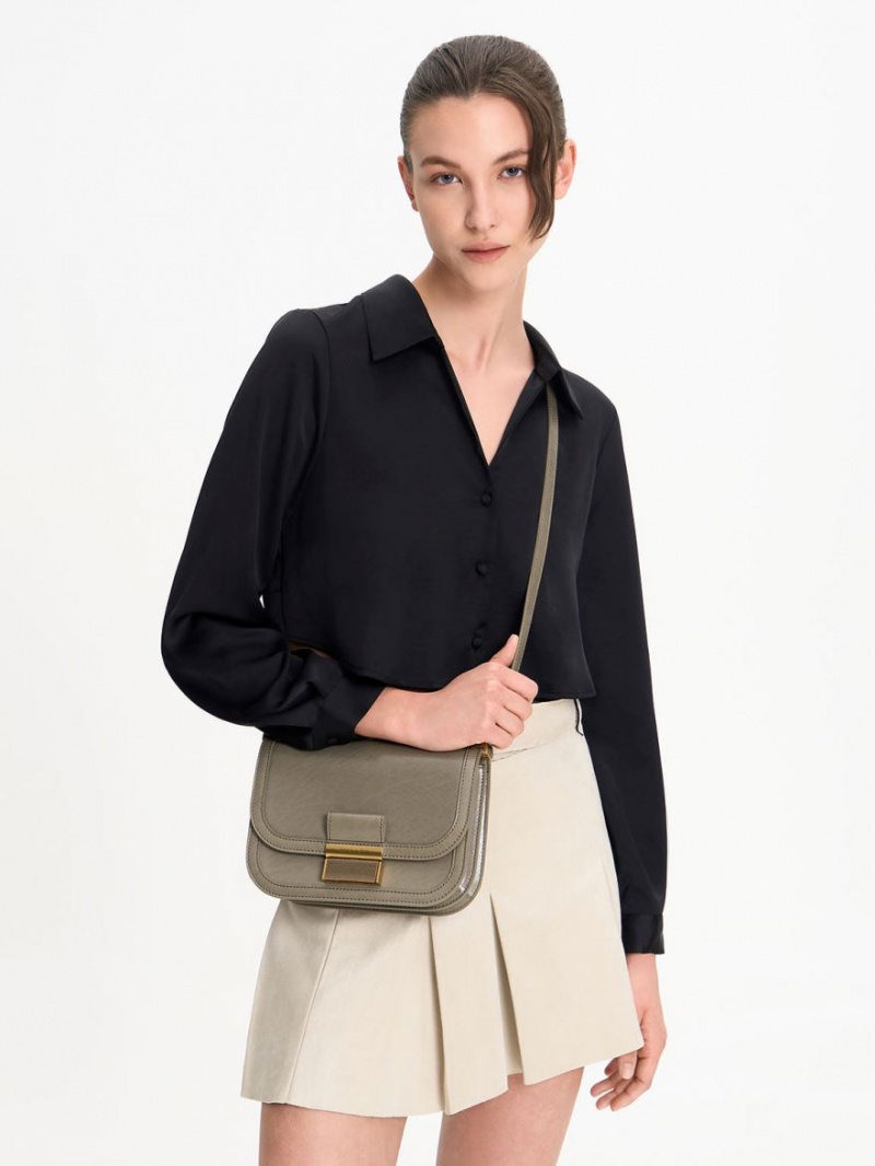 Charles & Keith Charlot Crossbody Taschen Grau | 378WERYUZ