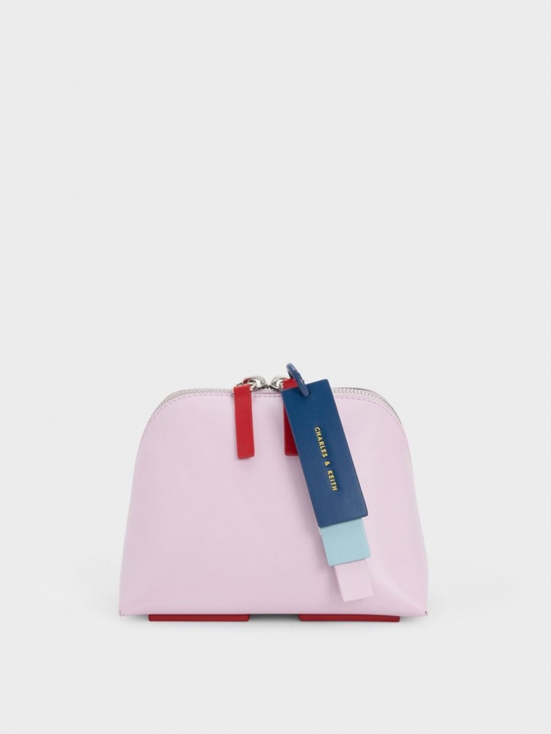 Charles & Keith Cockade Crossbody Taschen Lila | 385JITOEM