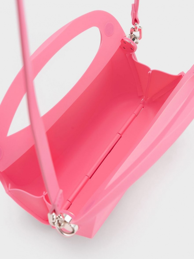 Charles & Keith Cocoon Top Handtasche Rosa | 729KXOYCE