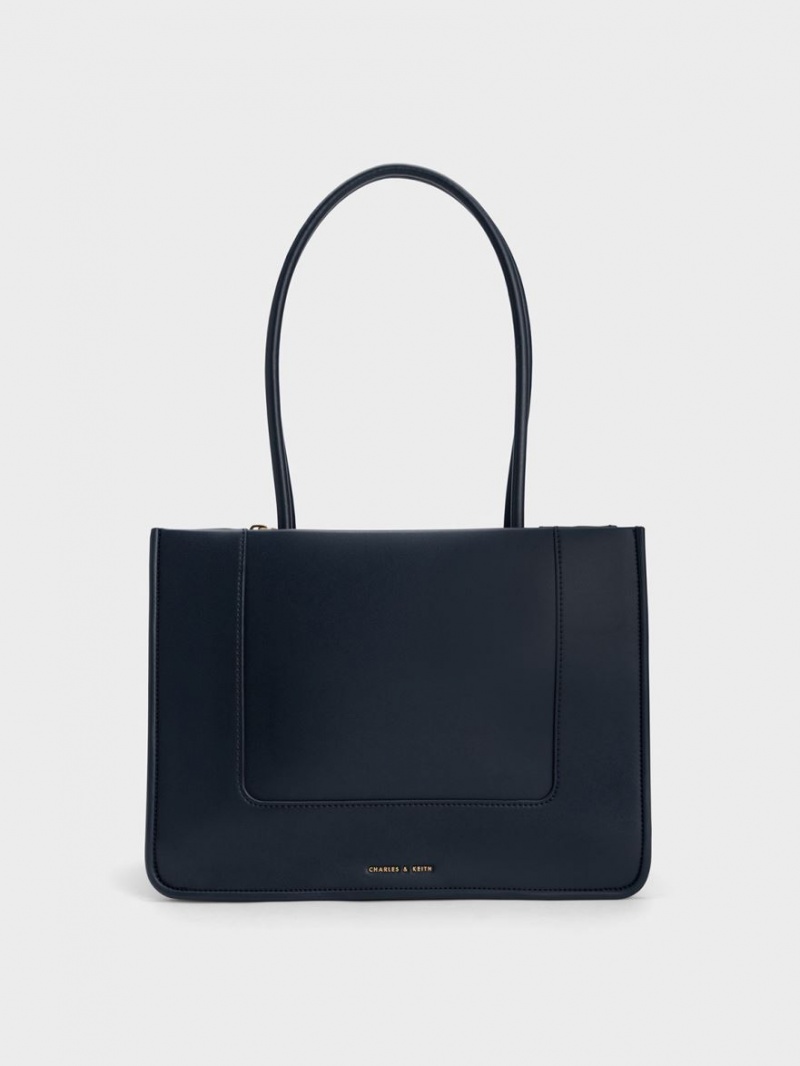 Charles & Keith Daylla Tragetaschen Navy | 157BNRFIU