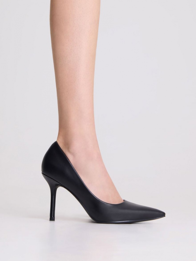 Charles & Keith Emmy Stiletto Heel Pumps Schwarz | 175ZUEDJP