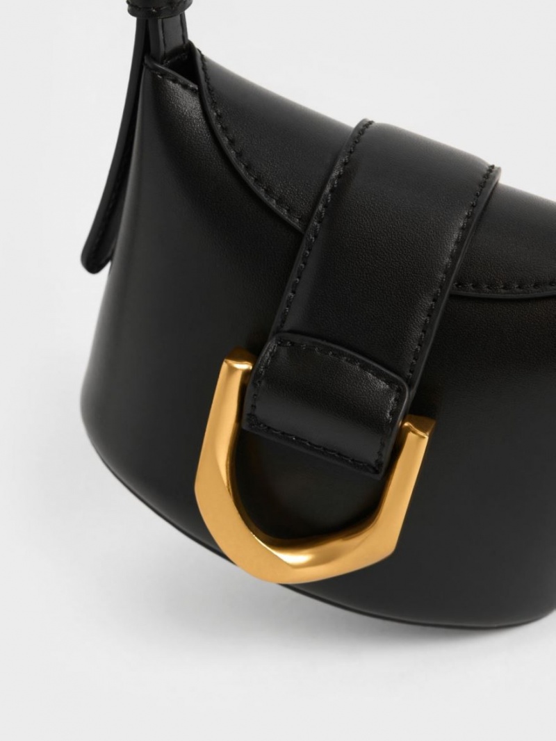 Charles & Keith Gabine Bucket Tasche Schwarz | 976IMODJA