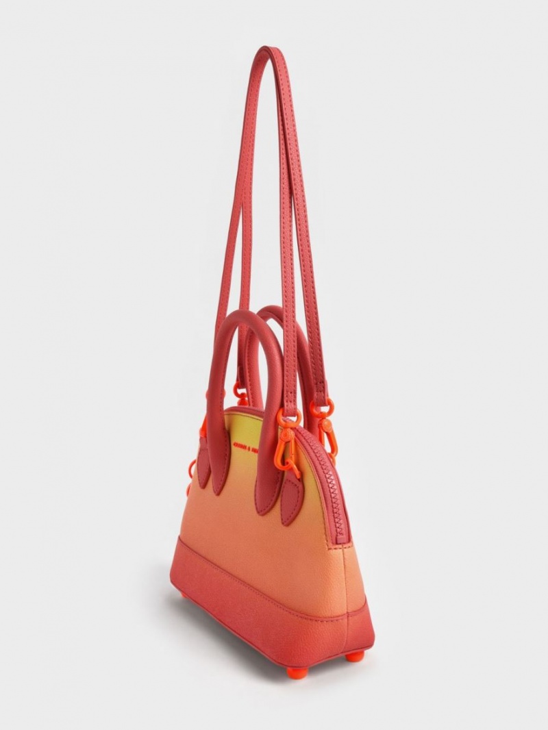 Charles & Keith Harmonee Bowling Tragetaschen Rot | 283SMYTDB