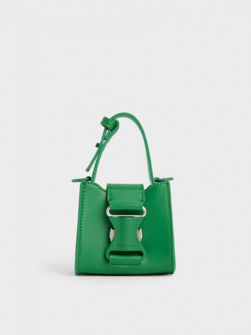 Charles & Keith Ivy Top Handle Mini Taschen Grün | 524OCVMWY