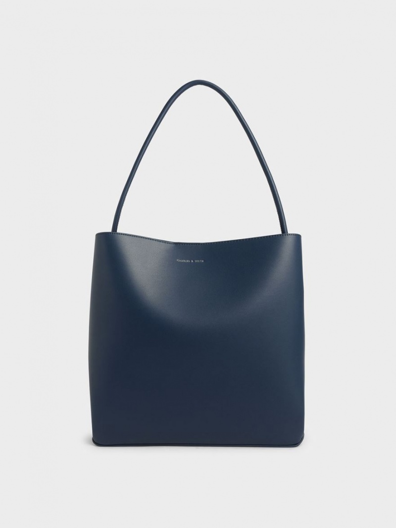 Charles & Keith Leia Tragetaschen Blau | 539PQWTRX