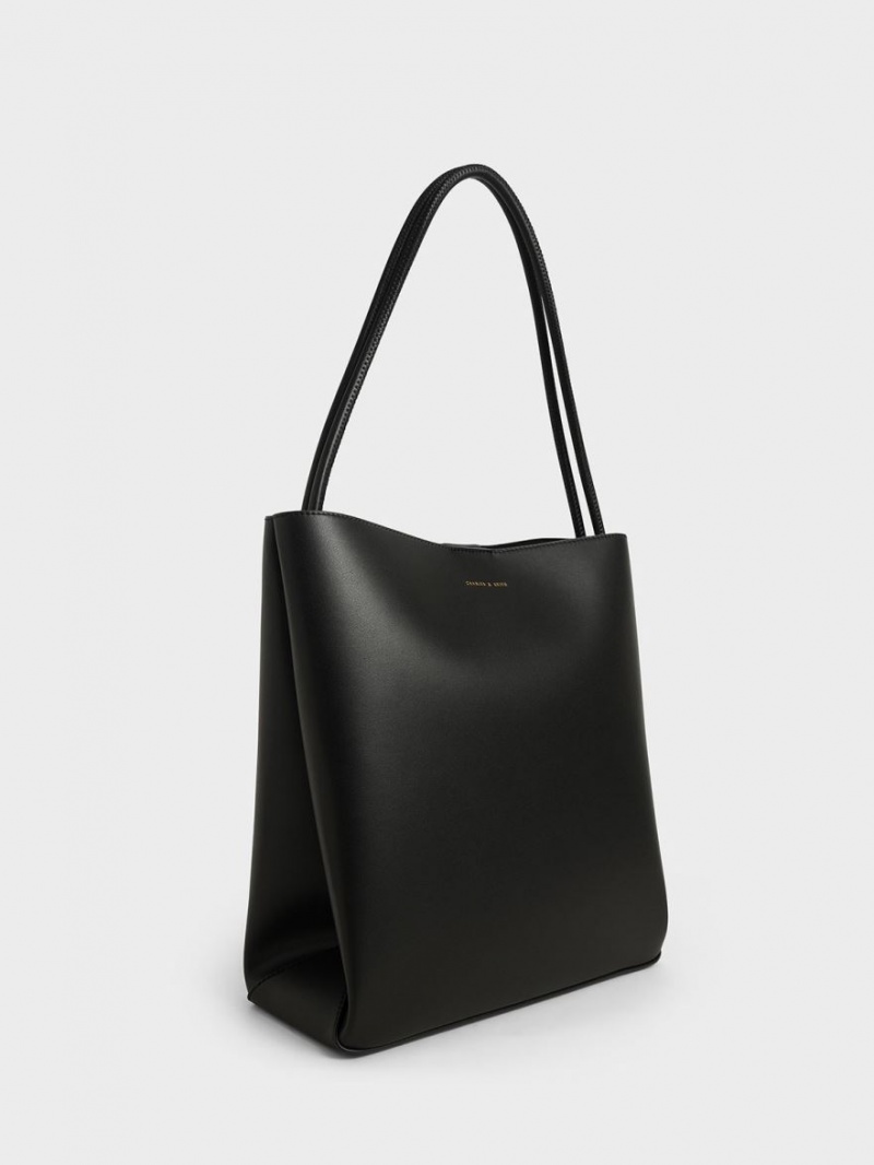 Charles & Keith Leia Tragetaschen Schwarz | 109MHAUGE