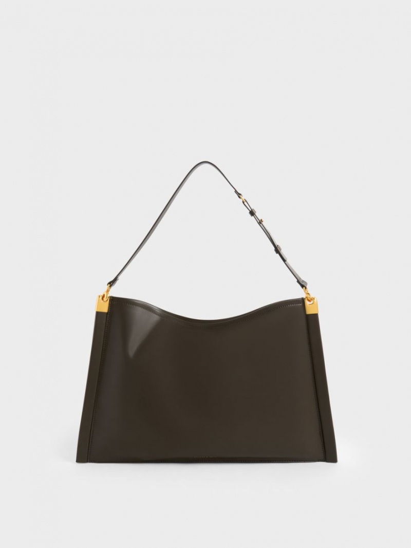 Charles & Keith Ridley Slouchy Tragetaschen Schwarz | 745YJKIXT