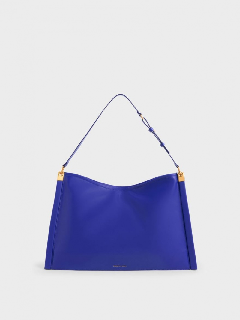 Charles & Keith Ridley Slouchy Tragetaschen Blau | 021CHNDPS