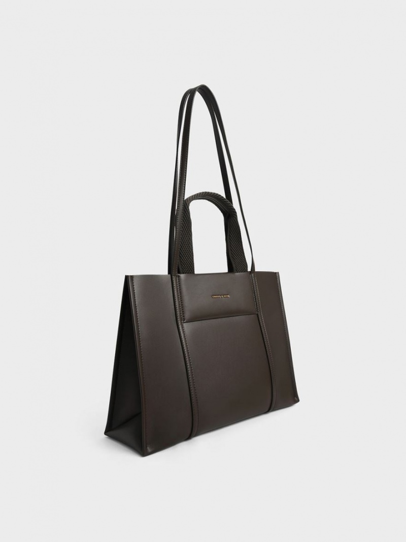 Charles & Keith Shalia Tragetaschen Schwarz | 250QYTJOW