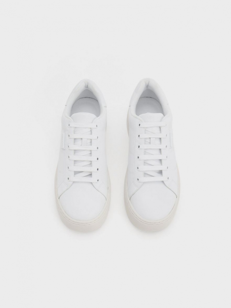 Charles & Keith Spitze-Up Sneakers Weiß | 509BLXZDS