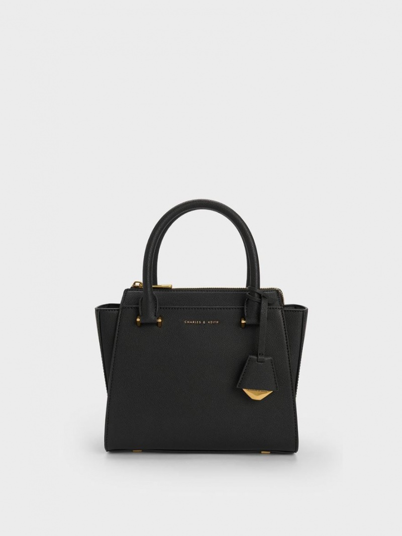 Charles & Keith Trapeze Tragetaschen Schwarz | 507ZYKIRM